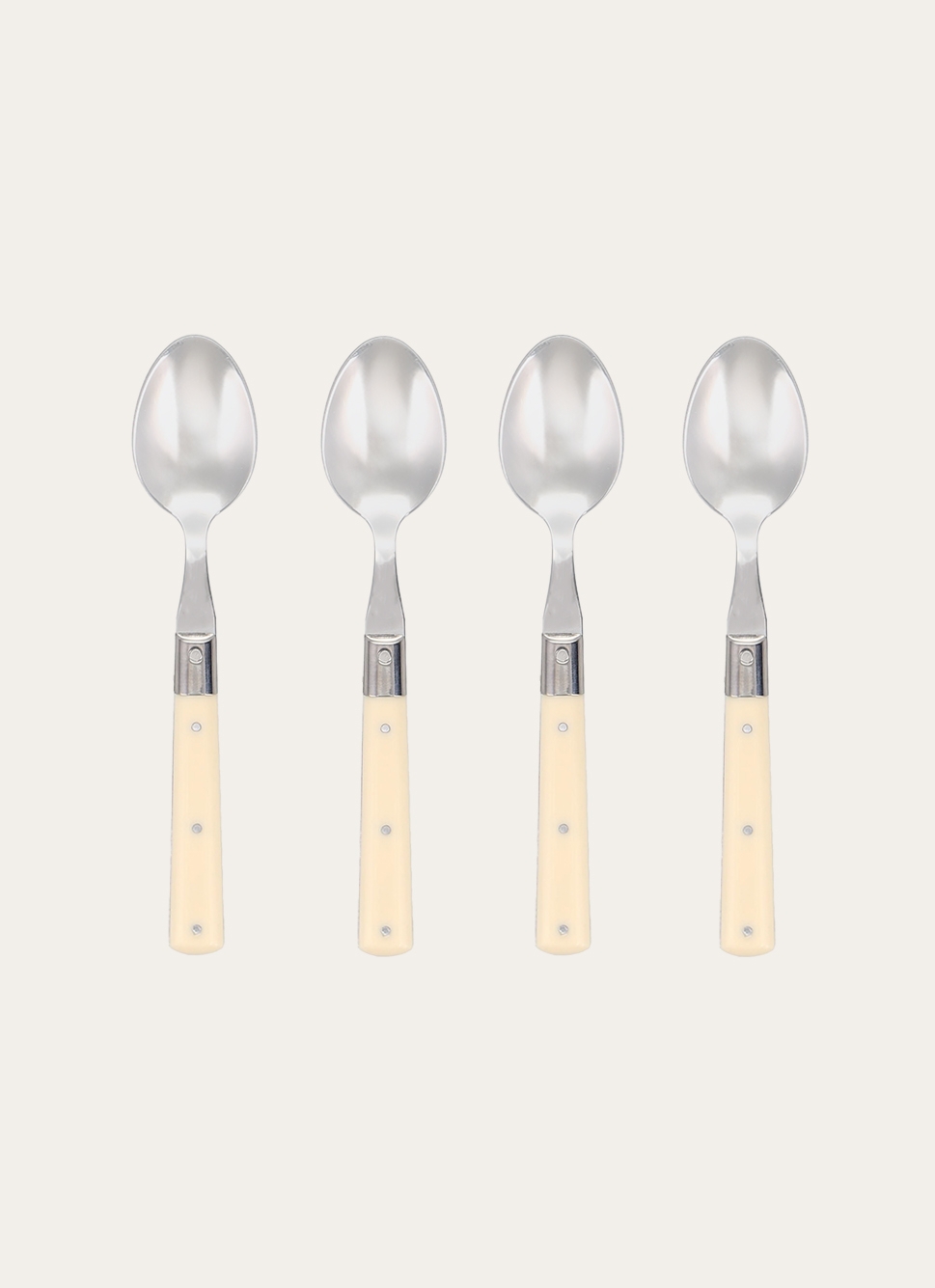 COFFRET DE 4 CUILLERES A CAFE CREME