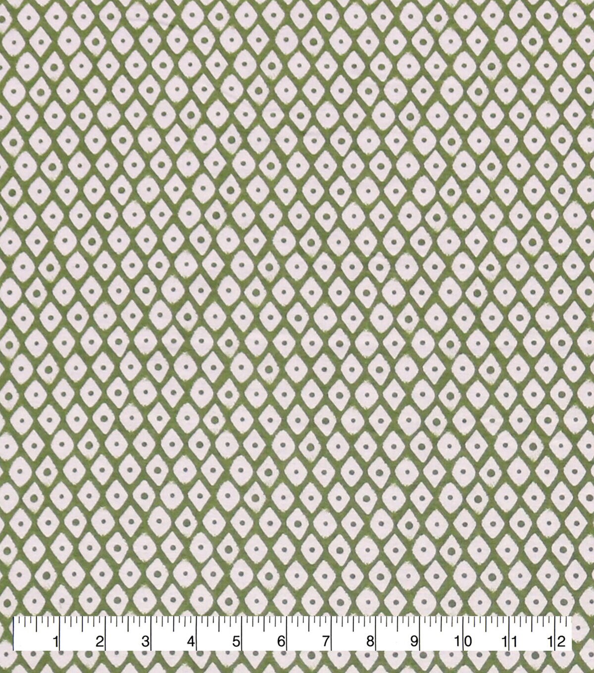 Tiny Diamonds On Olive Super Snuggle Flannel Fabric
