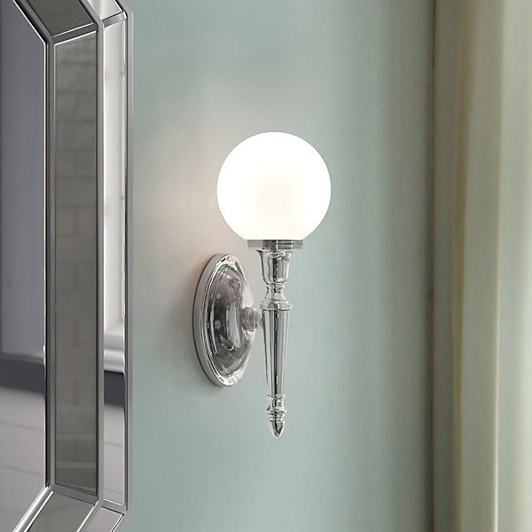 Applique murale Dryden 1 lumière - Chrome poli