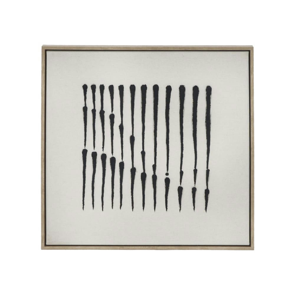 BERGAMO I - Toile avec cadre blanc 63x63cm