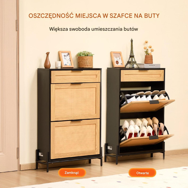 Szafka na buty komoda do przedpokoju loftowa 64cm