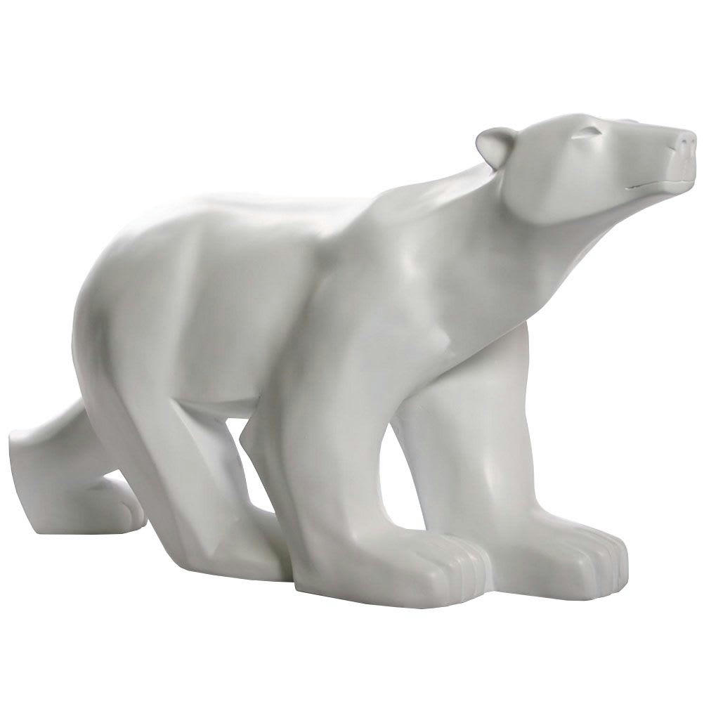 OURS - Statue l'ours blanc de François Pompon L65cm