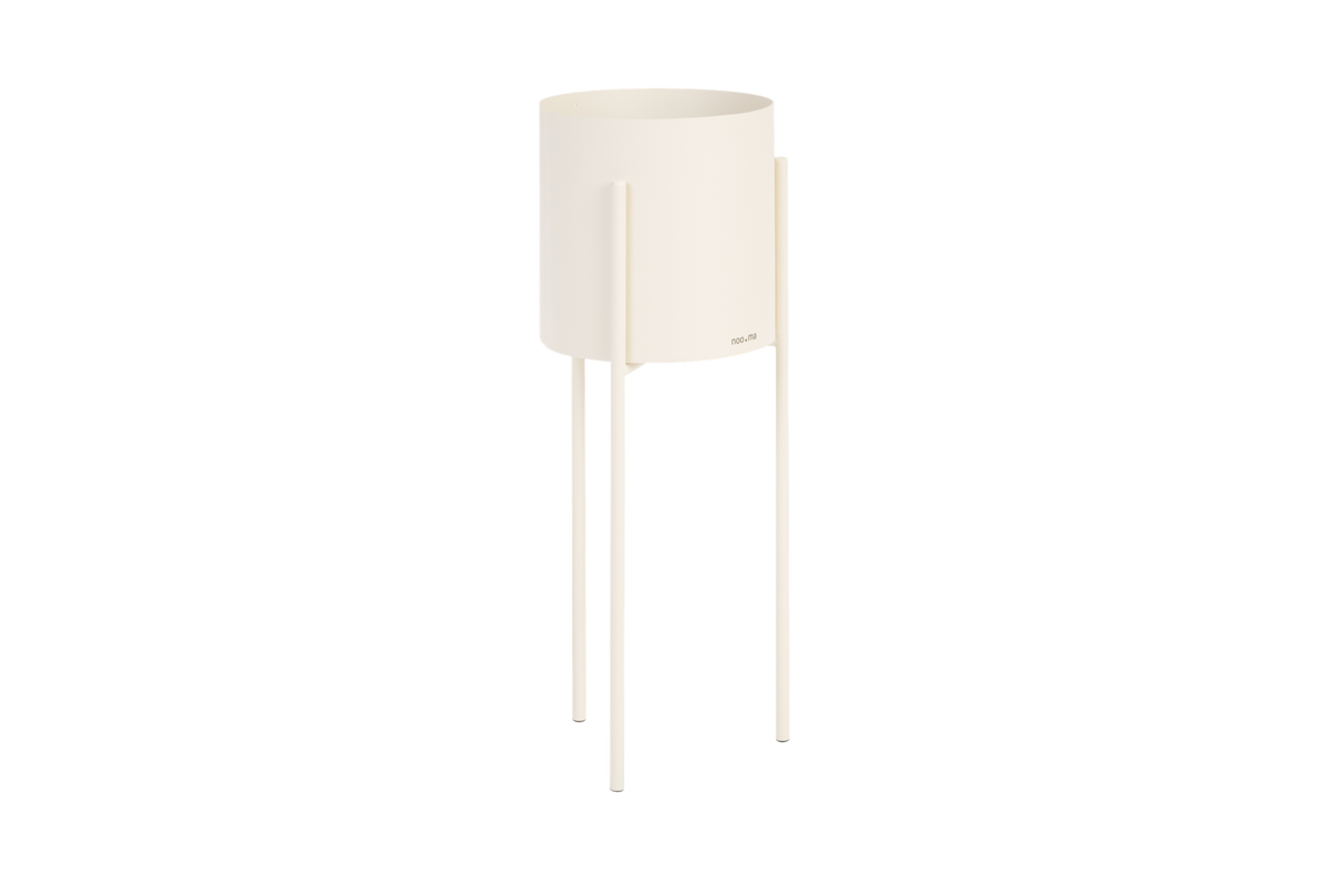 noo.ma MAKI Bloempot - lang - Piazza Beige