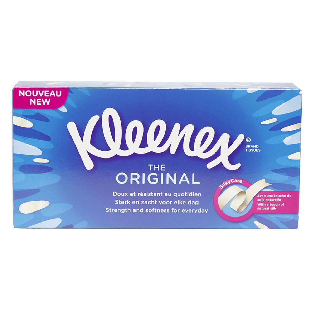BoÎte de 70 mouchoirs blancs Kleenex