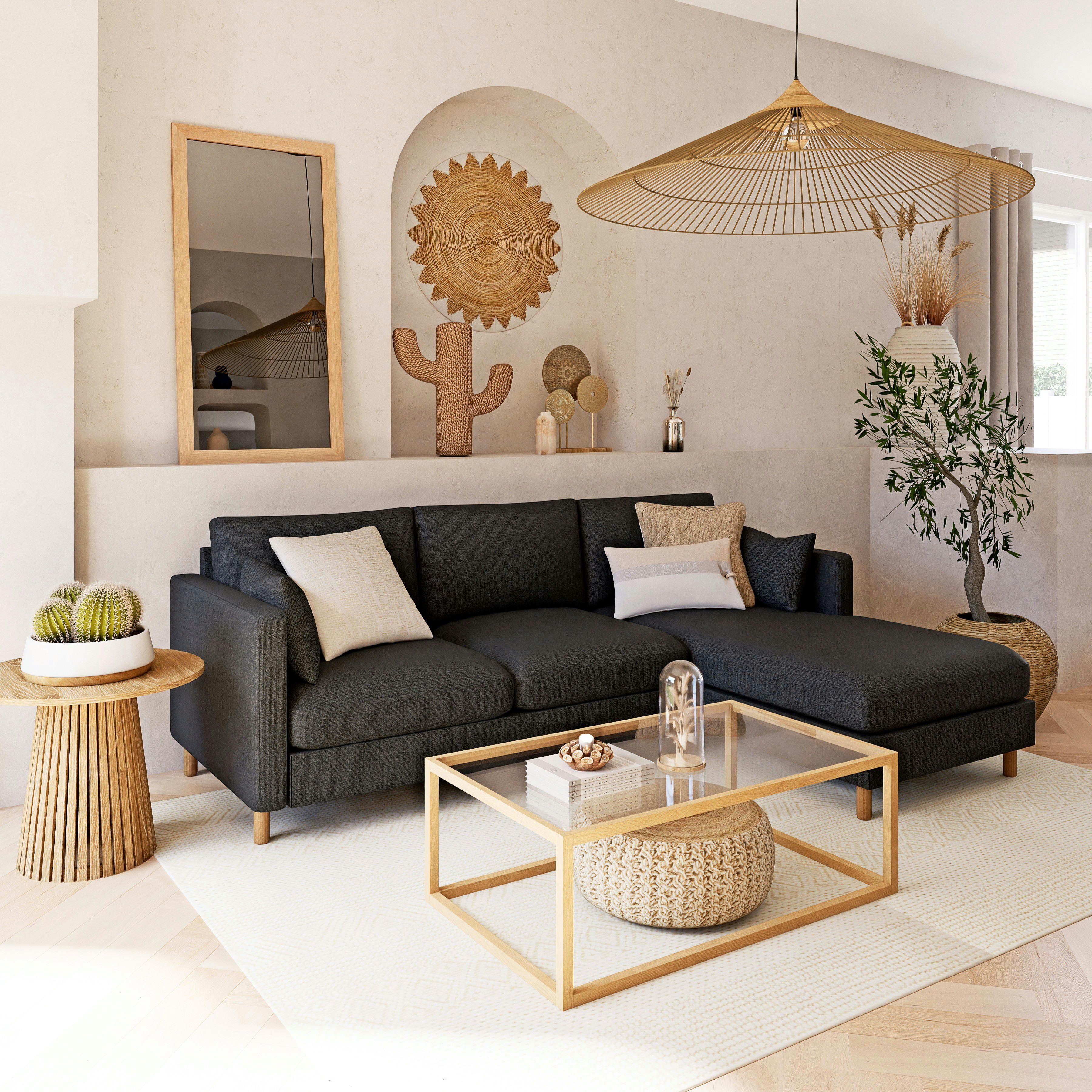 MOLLY - Statue cactus en fibre végétale H55