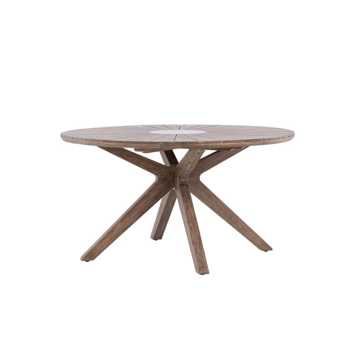 Svea - Tatiana ronde tuintafel - ø140 cm - naturel