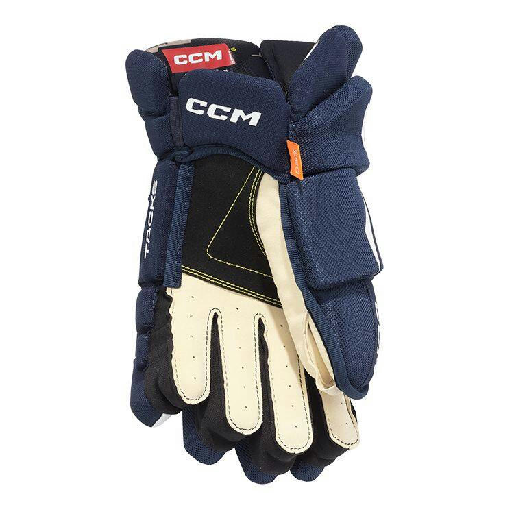 CCM Tacks AS580 Hockey Gloves, Junior, Navy