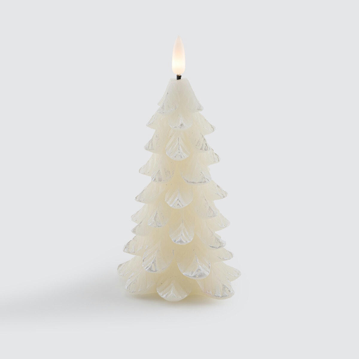 Bougie sapin LED H16,5 cm, Caspar