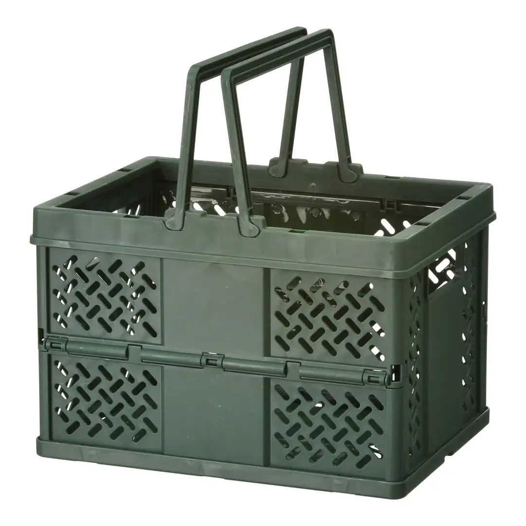 Klappbox S mit Tragegriff Grün,B 190 x H 130 x T 140 mm