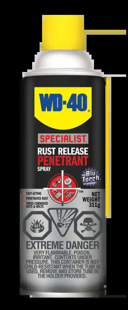 WD-40 Specialist 01078 Rust Release Penetrant Spray, 311-g