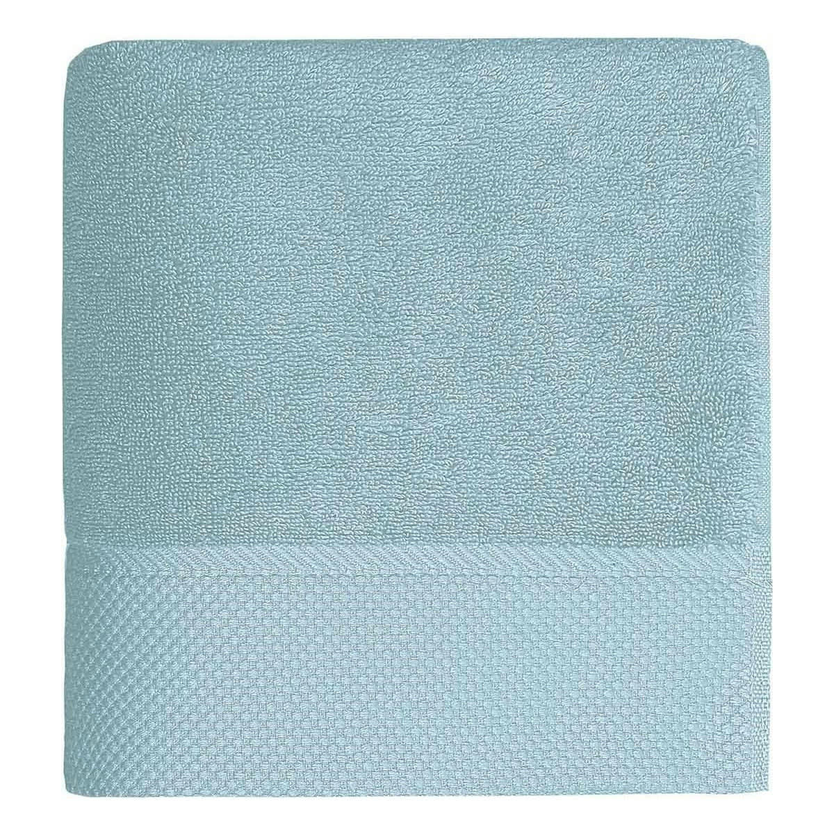 SENSOFT - Maxi drap de bain  zéro twist 560gr/m²  bleu arctic 100x150 cm