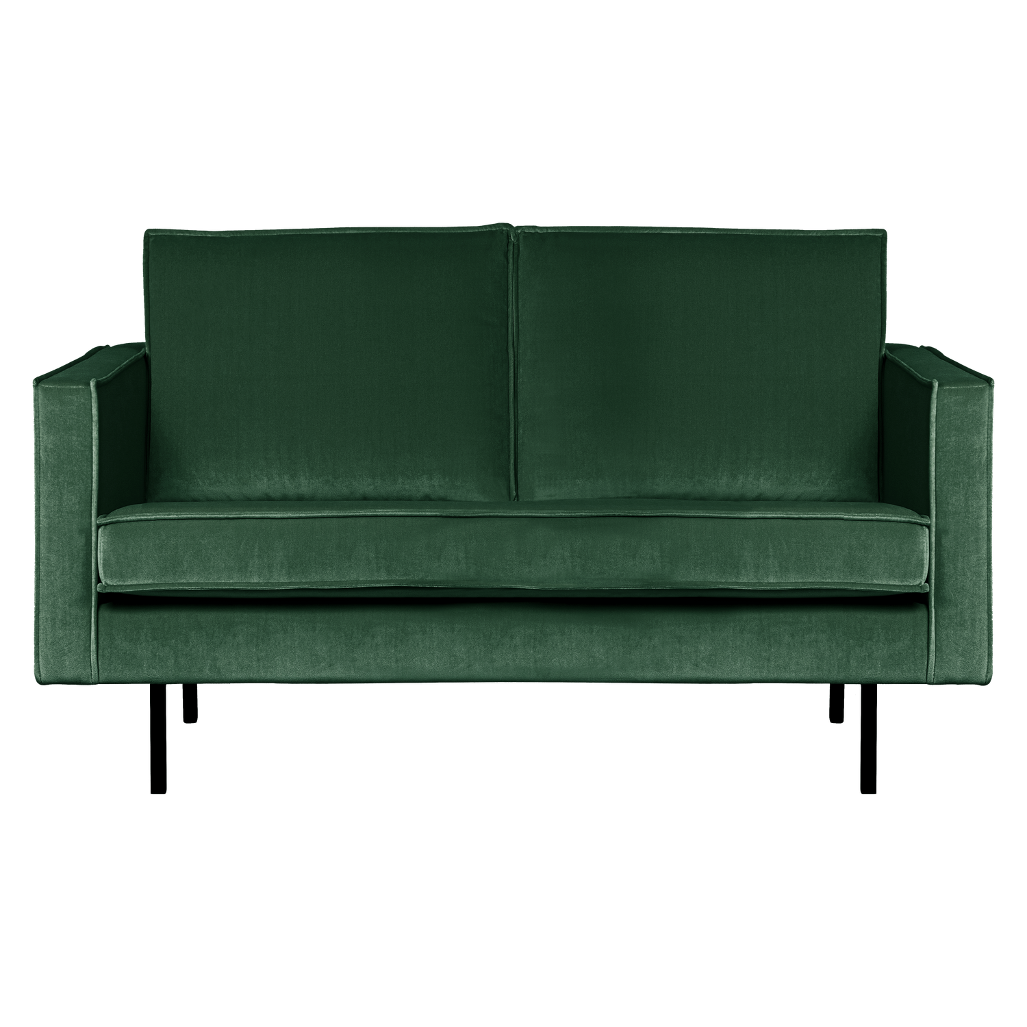 WOOOD 2-zits bank Rodeo - Velvet - Bosgroen - 85x150x86