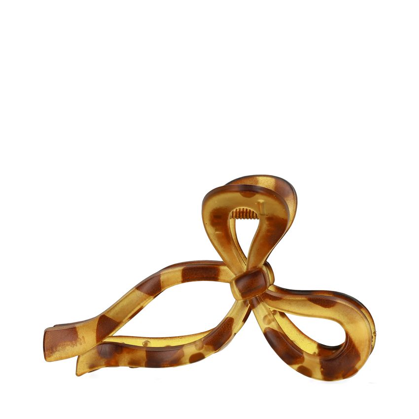 Manfield Leopard bruine haarklip