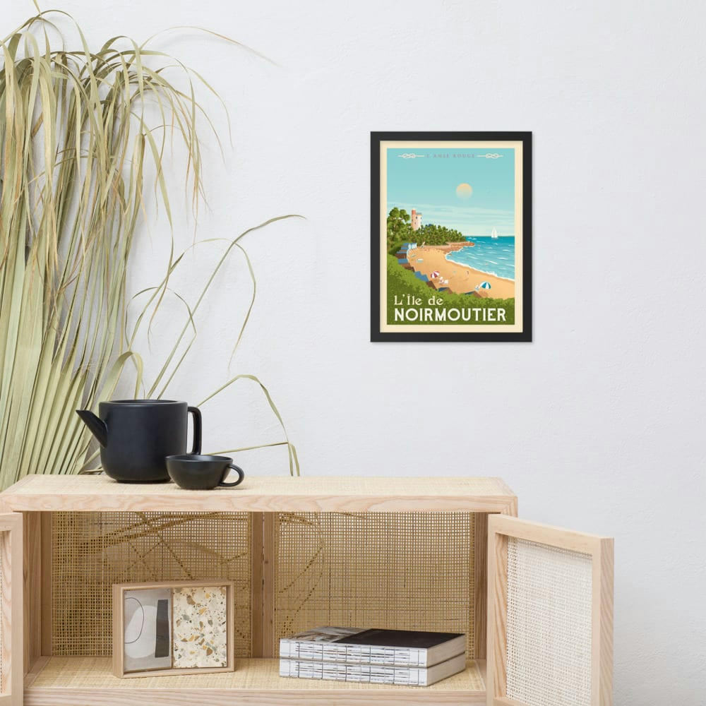 - Affiche Noirmoutier  30x40 cm