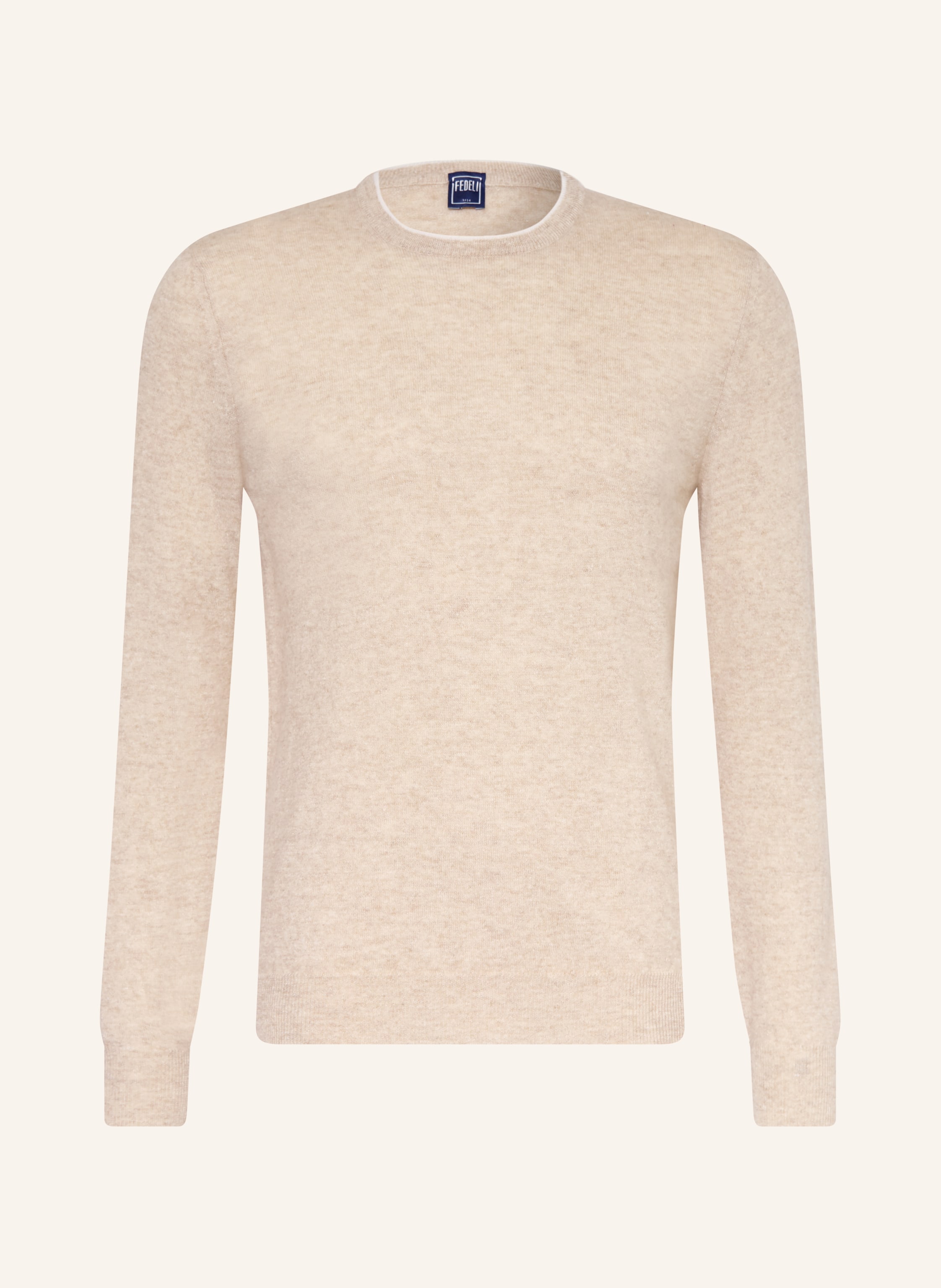 FEDELI Cashmere-Pullover mit Leinen