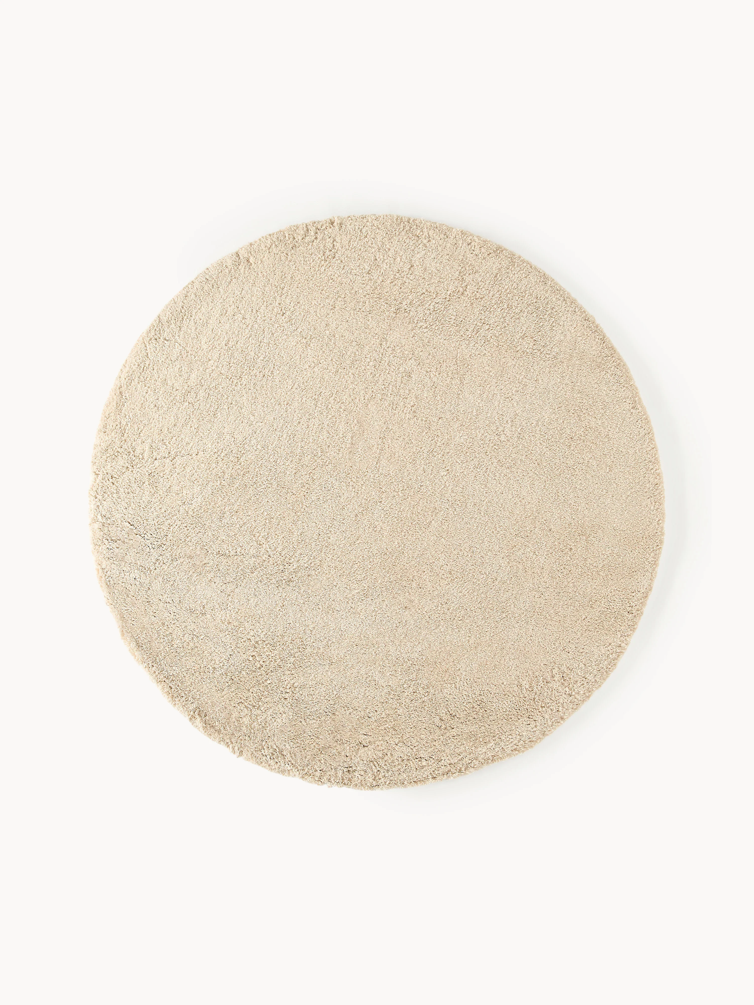 Flauschiger runder Hochflor-Teppich Leighton