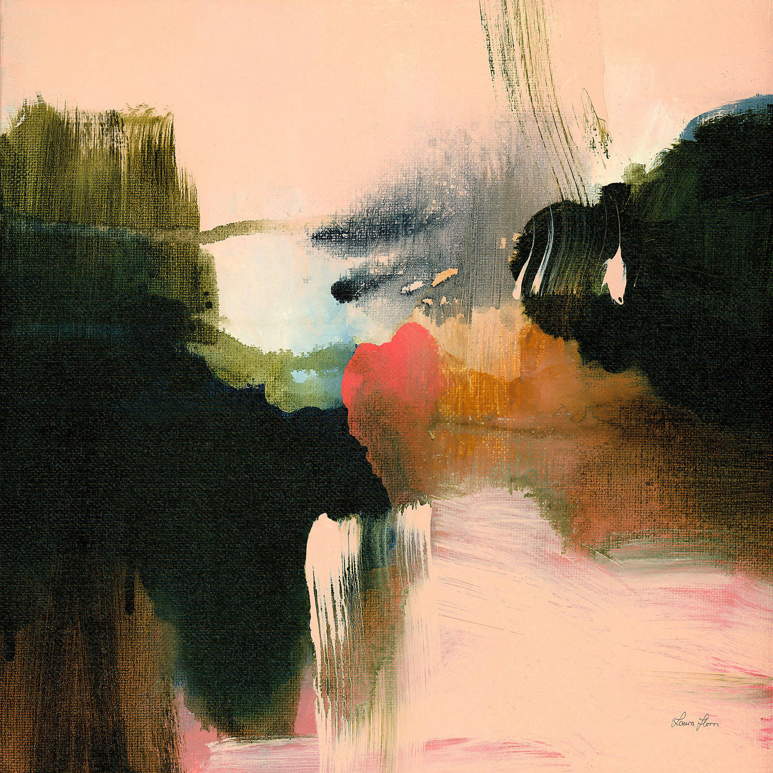 - Tableau Texture brossée imprimé sur toile 100x100cm