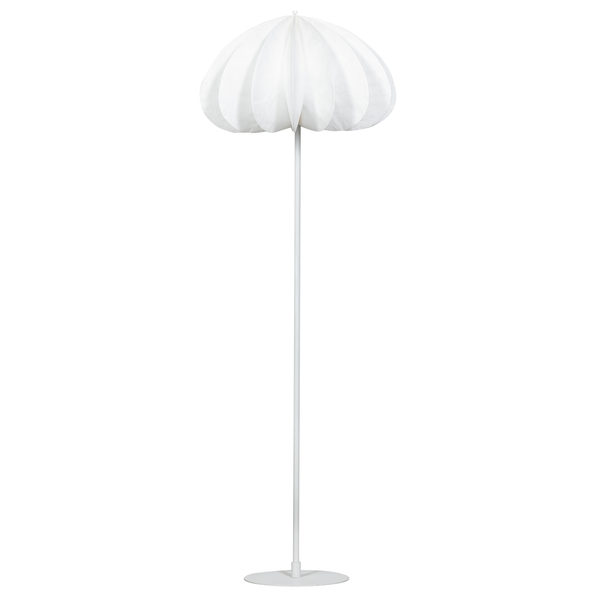 WOOOD vloerlamp Dalia - Papier - Wit - 150xØ50 cm