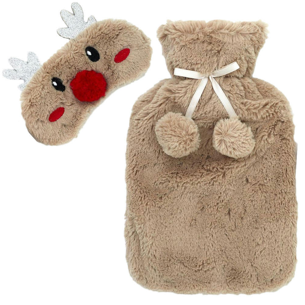 - Coffret bouillotte et masque de nuit