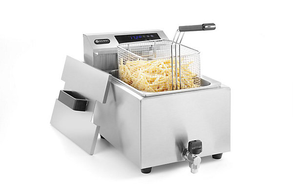 Friteuse professionnelleProfi Line avec robinet de vidange numérique - Hendi - l51.5- L0.1- P30- h34.5- Inox