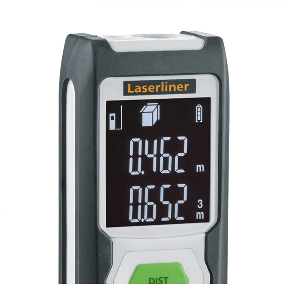 Laser- und Distanzmesser, Messbereich: 0,3 - 40 m, mit AAA LR03-Batterie