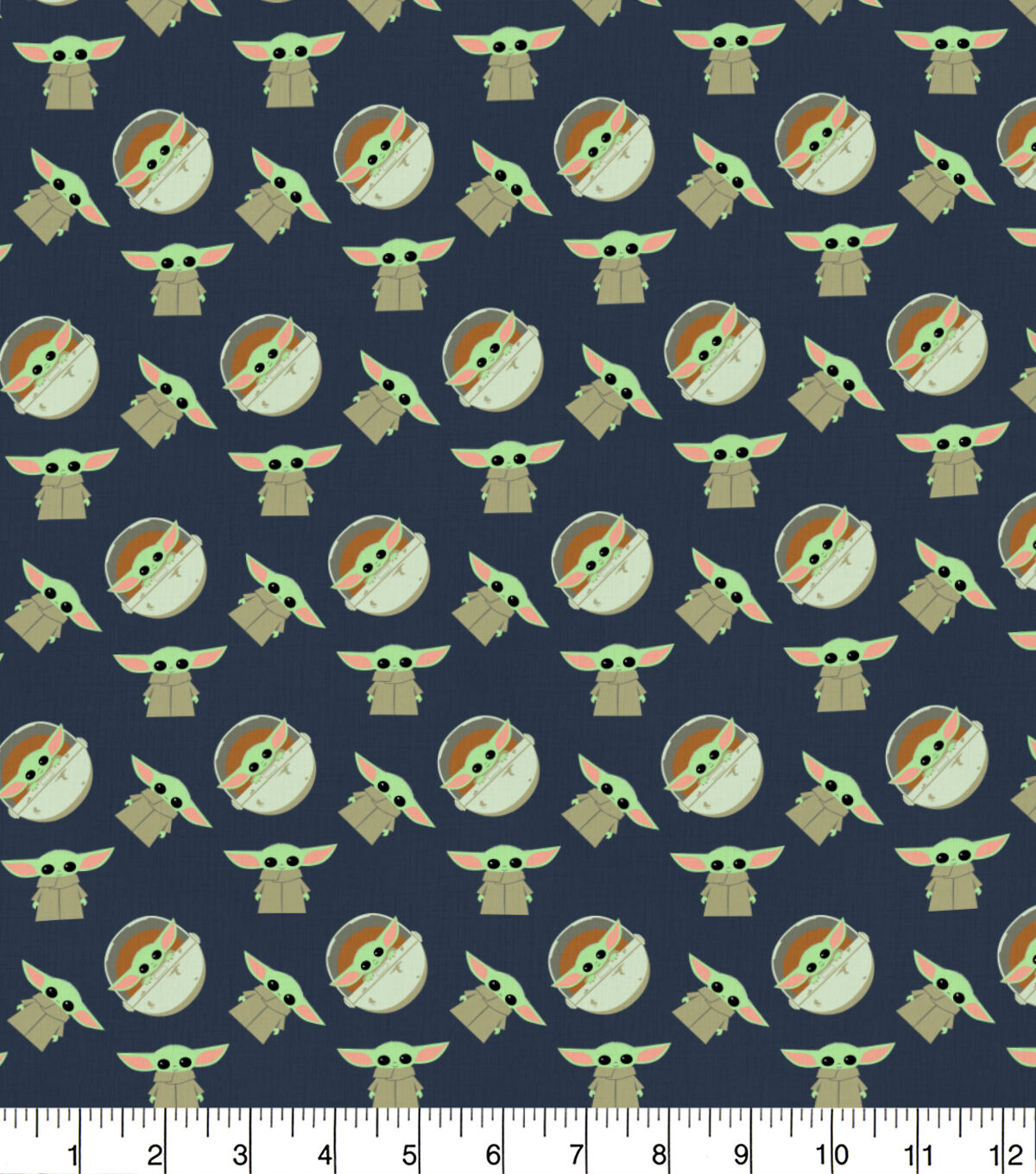 Star Wars Cotton Fabric The Child Repeat