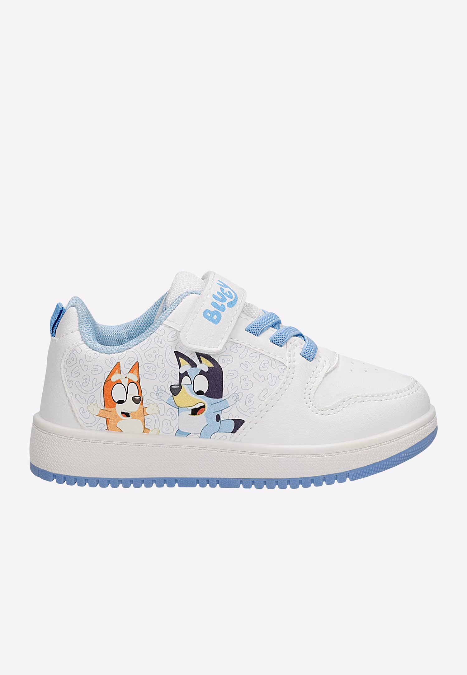 Białe trampki Bluey z niebieskimi wstawkami BARTEK 87034-19