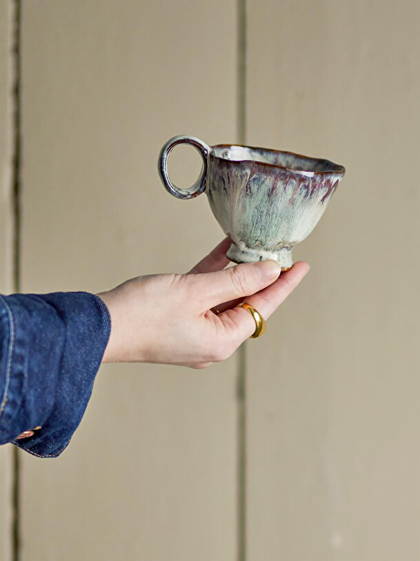 Tasse imogen gres vert gris - bloomingville gris