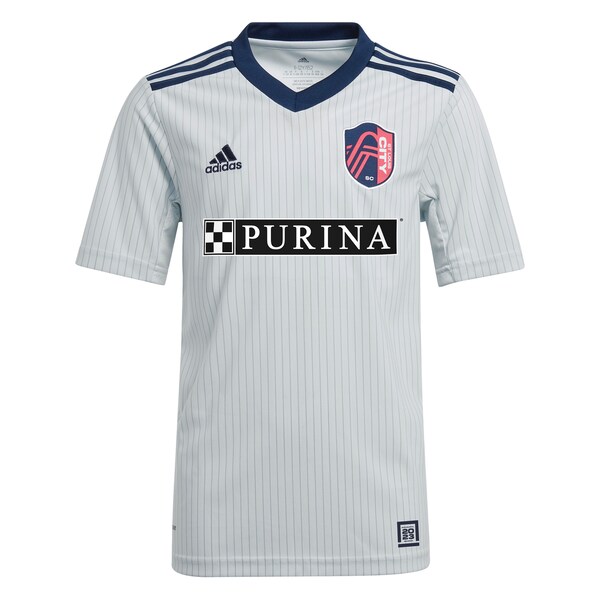 St. Louis City SC adidas Youth 2024 The Spirit Kit Replica Custom Jersey - Gray