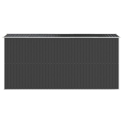 NNEVL Garden Shed Anthracite 192x440x223 cm Galvanised Steel