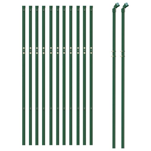 NNEVL Chain Link Fence Green 1x25 m