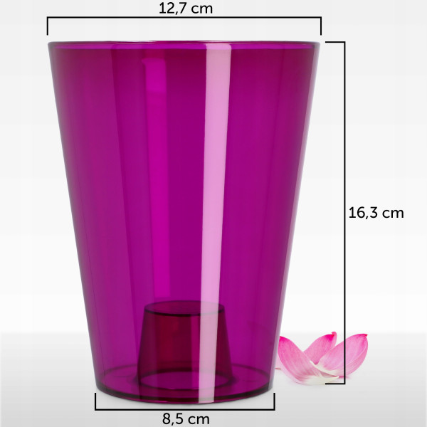 Doniczka Osłonka Donica Na Storczyka Kwiaty 12cm