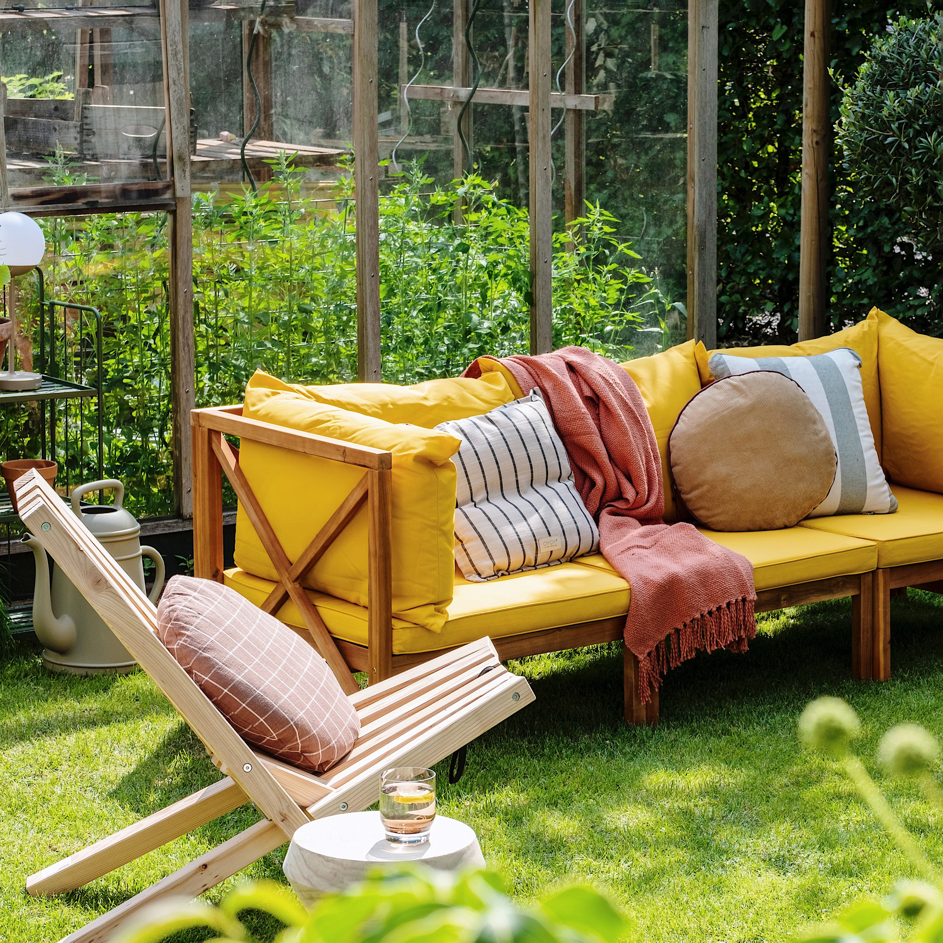 vtwonen Bold Square Sierkussen 45 x 45 cm - Groen