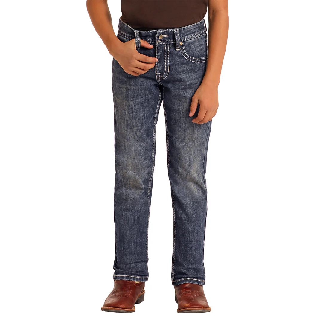 Джинсы Rock & Roll Denim Boys' Revolver Straight Jeans