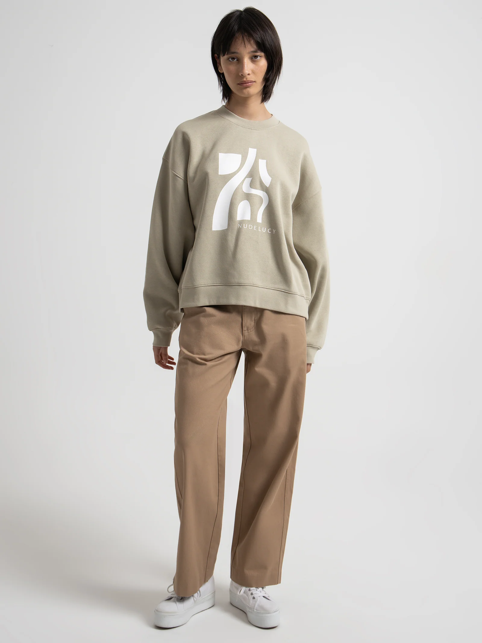 Goya Oversized Crew Sweater