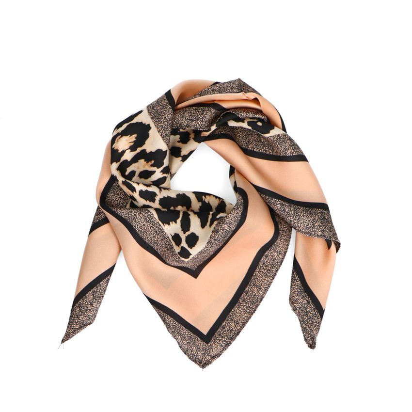 Manfield Panter sjaaltje met beige details