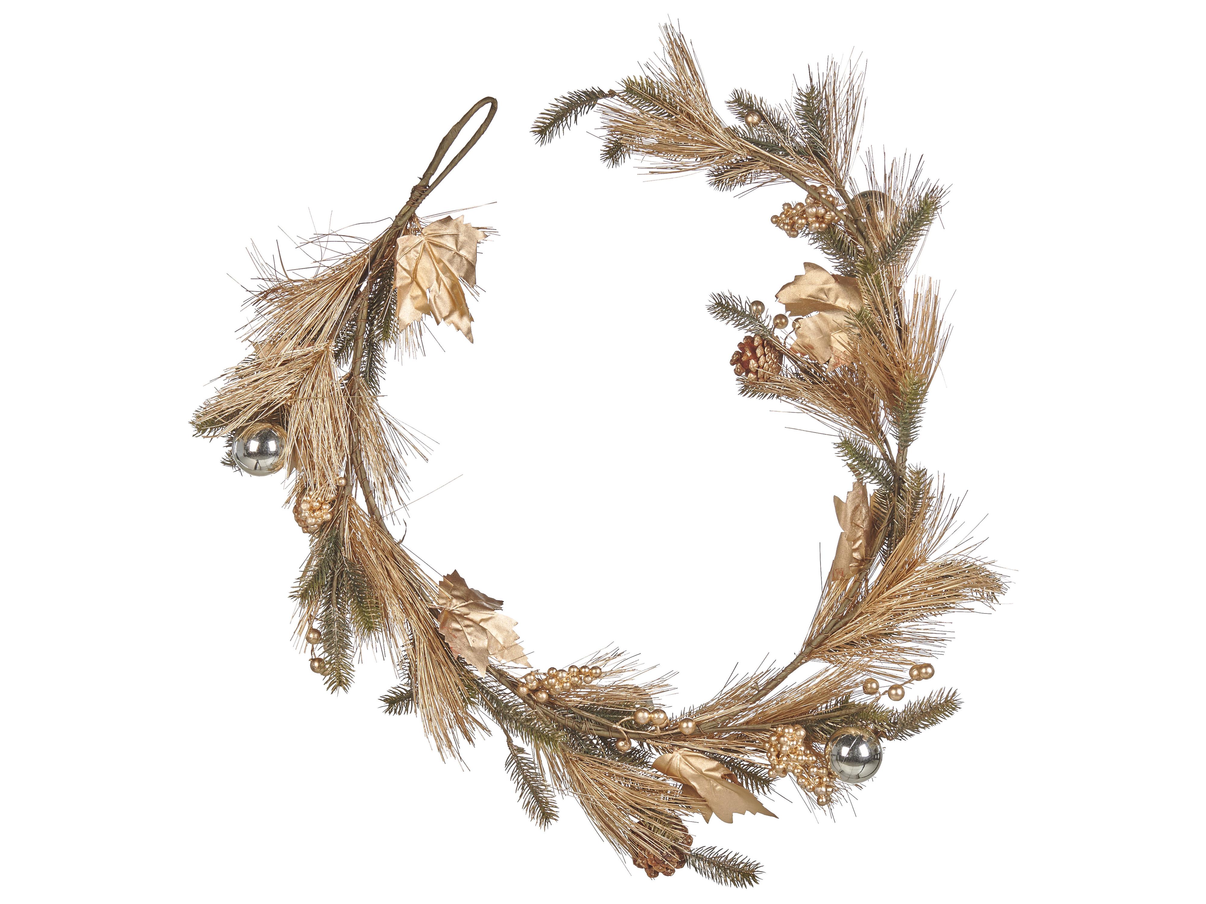 Christmas Garland MURCJA 150 cm Gold