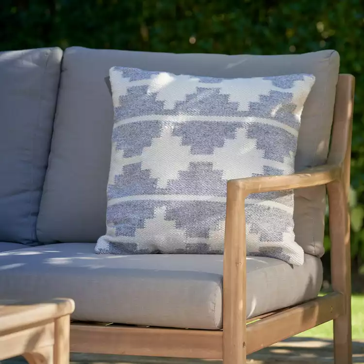 Pacific Malta 5 Seater Wooden Garden Corner Sofa Set-Natural