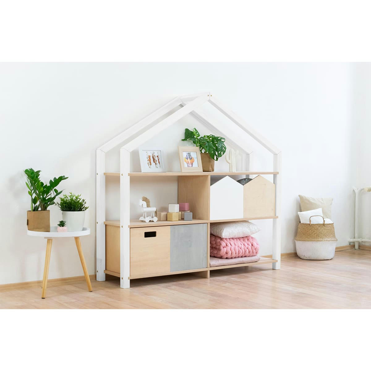 - Etagère en maison shelly blanc