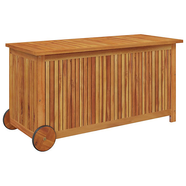 Coffre boîte meuble de jardin rangement bois Helloshop26