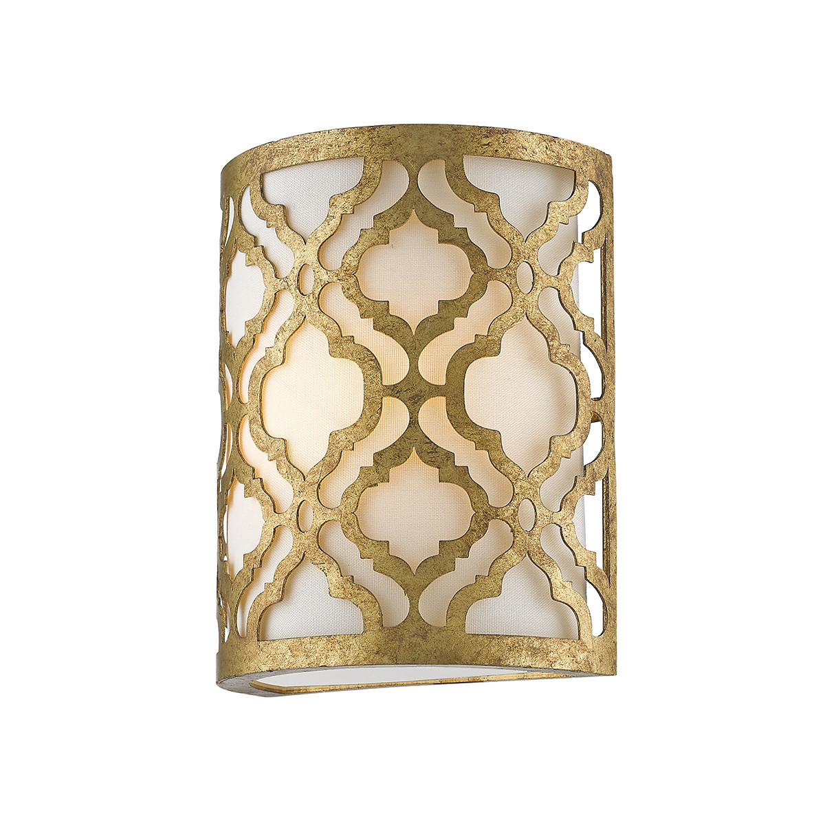 Kinkiet złoty Arabella 1xE27x60W wym:25,4x20,3x11,1cm IP20 Gilded Nola
