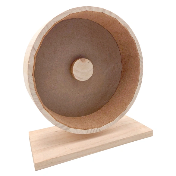 Spielzeug, Nagertrainer Laufrad, natur, XL, für Nager