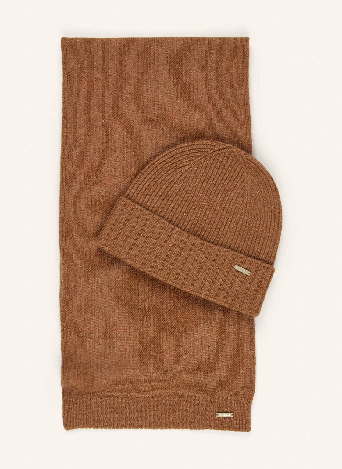 WOOLRICH Set: Schal und Mütze mit Geschenkbox