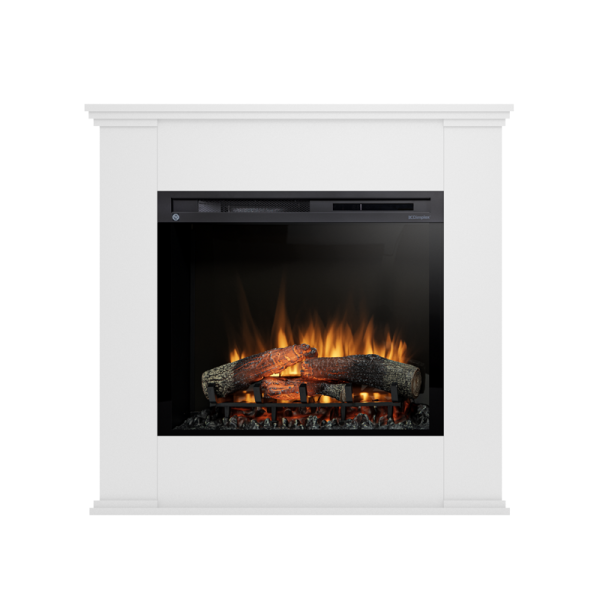 Kominek elektryczny Kelia 28" XHD Optiflame Biały Warmtec