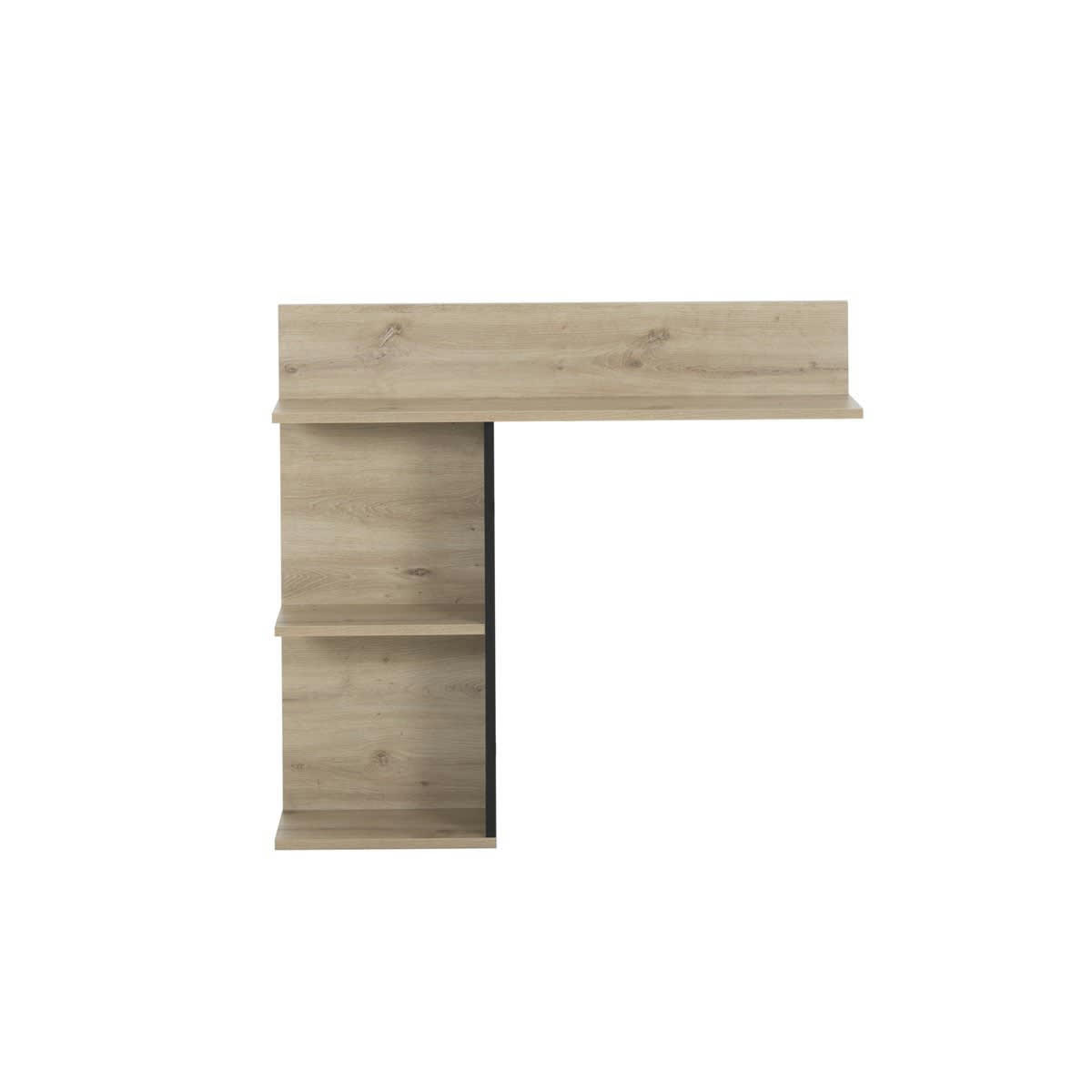 ARTHUS - Tête de lit enfant effet bois marron 95x86x18