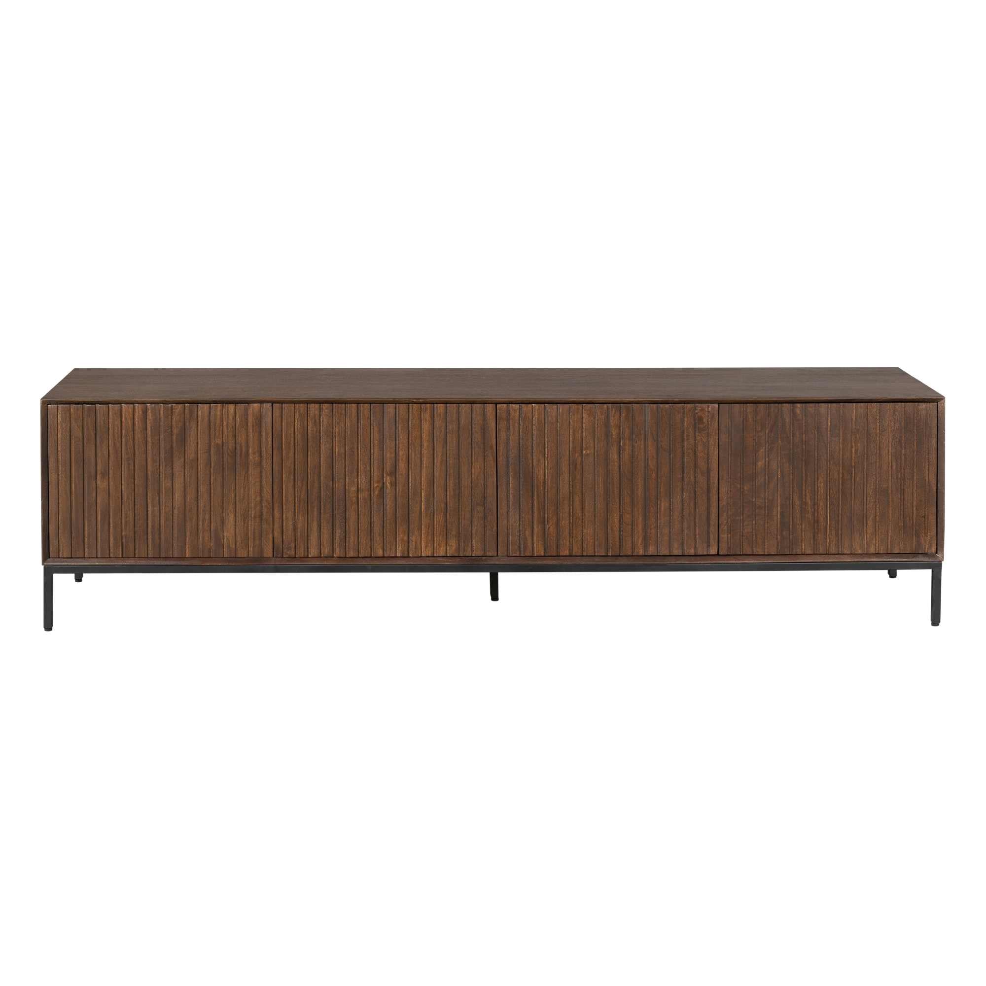 Starfurn tv meubel Madison - bruin - 45x210x55cm