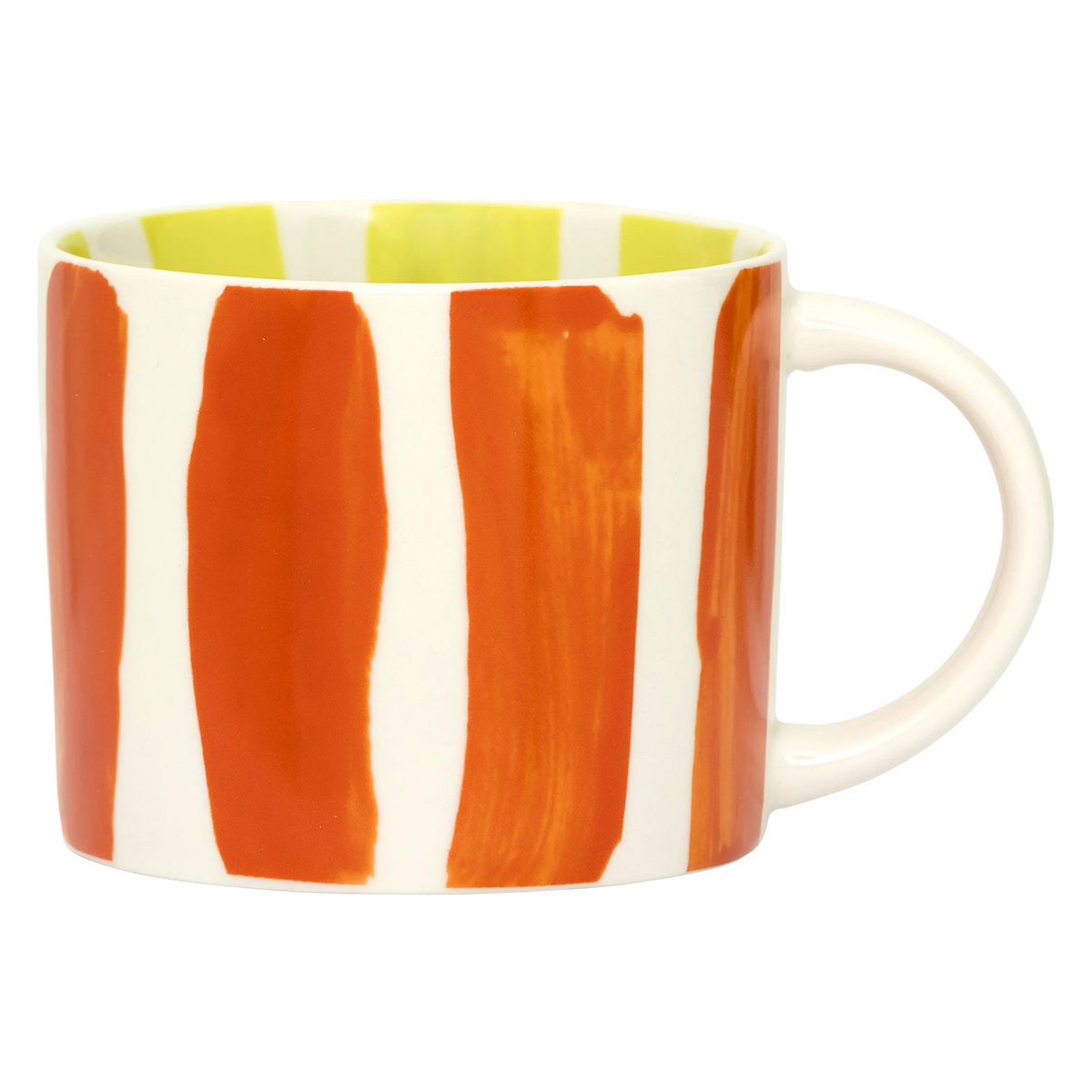 Urban Nature Culture LINDA. x UNC mok Tazza - with printed stripes inside & outside B - Ø 14.5 * 10.5 * 8.5 CM