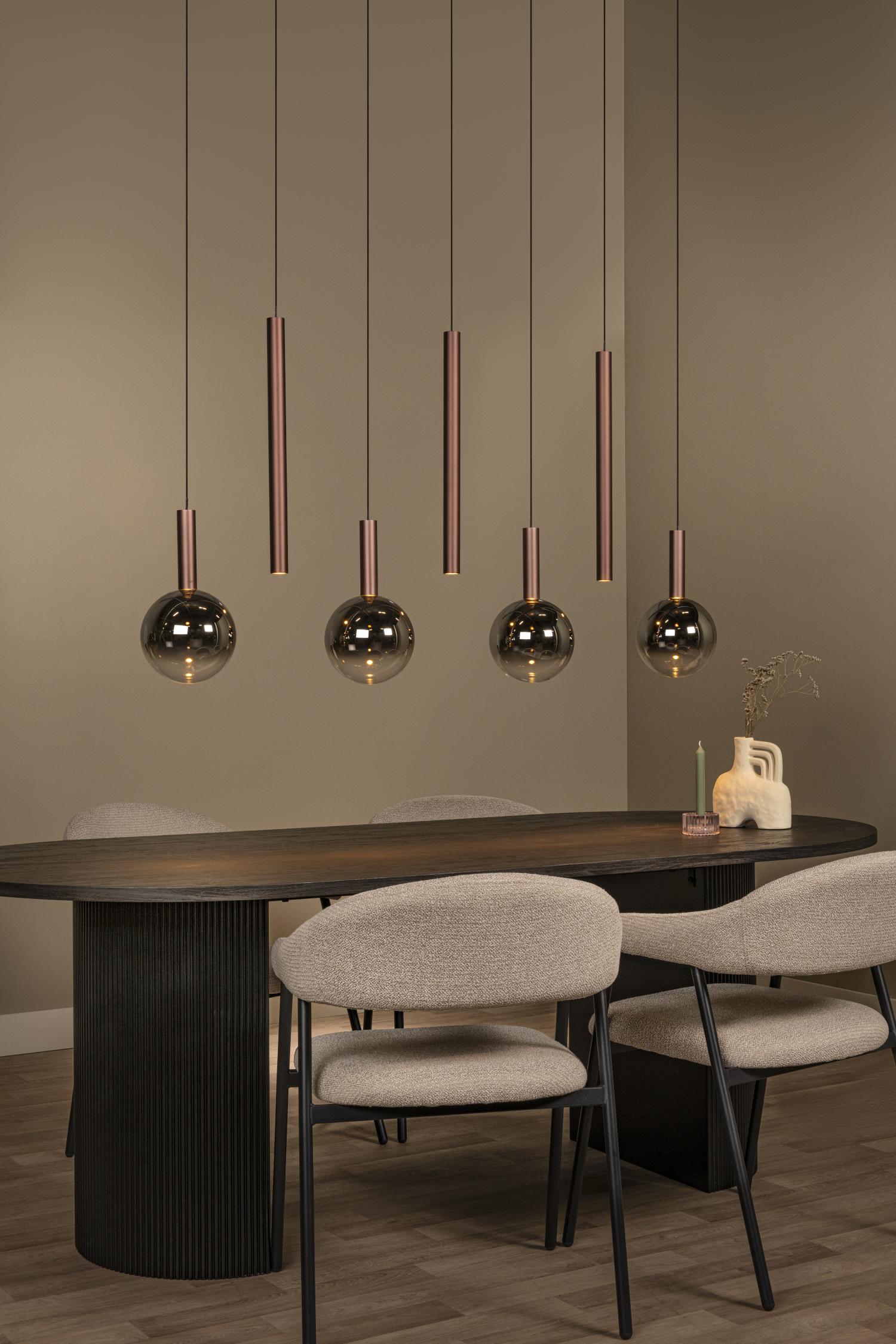 Lucide hanglamp JASMINE - Geïntegreerde LED - Koper