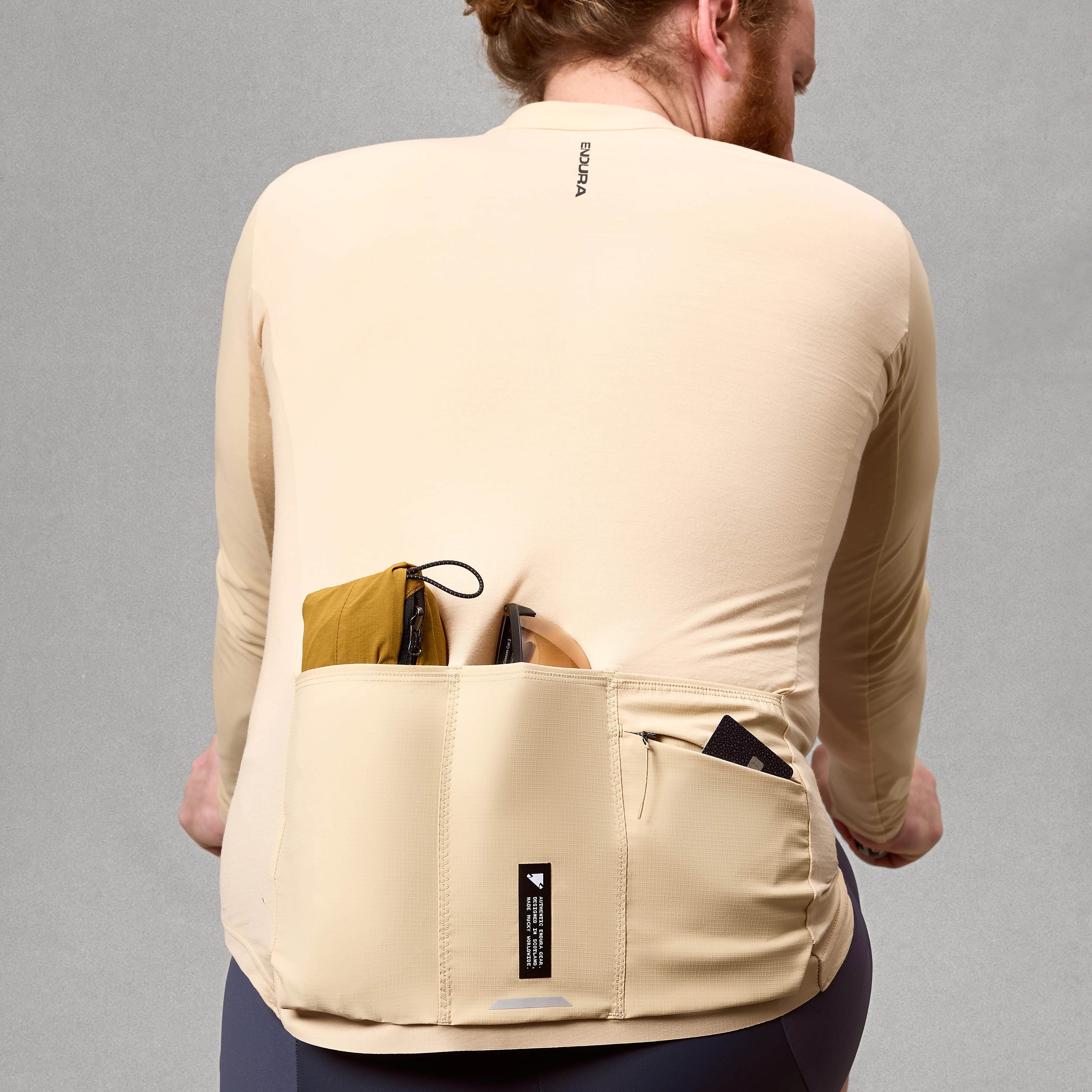 Men's AllTrack Ride L/S Jersey - Sand
