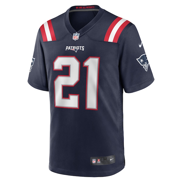 Jaylinn Hawkins New England Patriots Nike  Game Jersey -  Navy